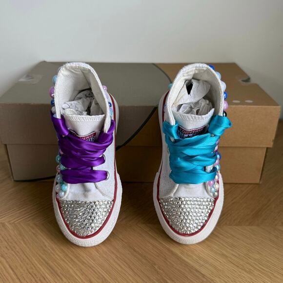 Converse Chuck Taylor Custom Toddler Sneakers - SZ 9 C - Picture 9 of 12